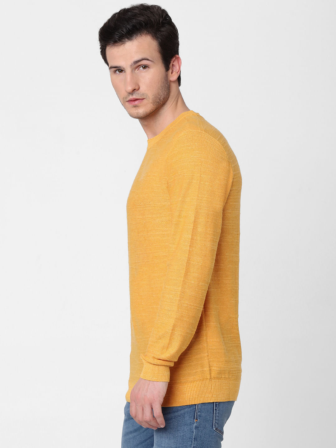 Yellow Knit Pullover
