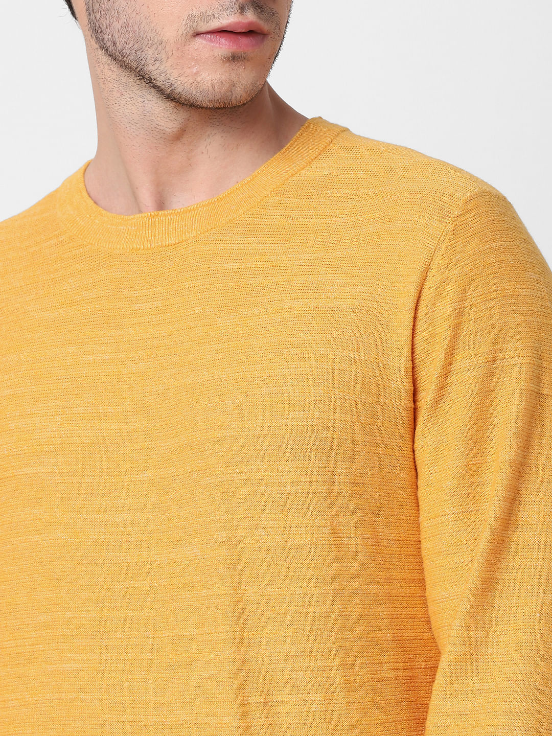 Yellow Knit Pullover