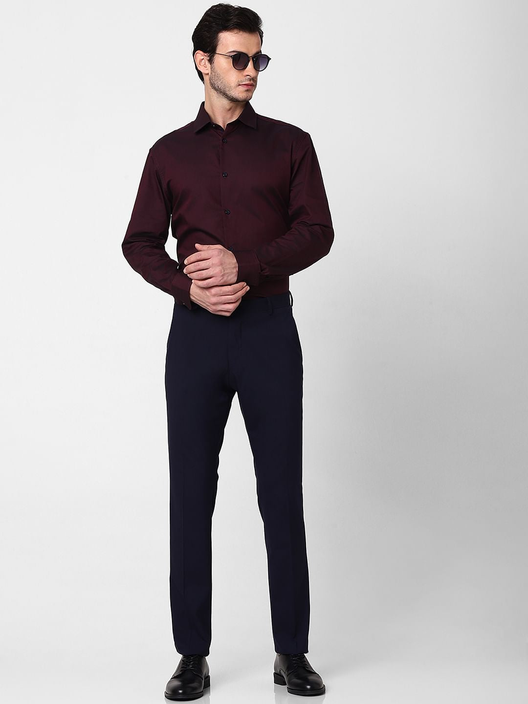 Maroon Full Sleeves Shirt