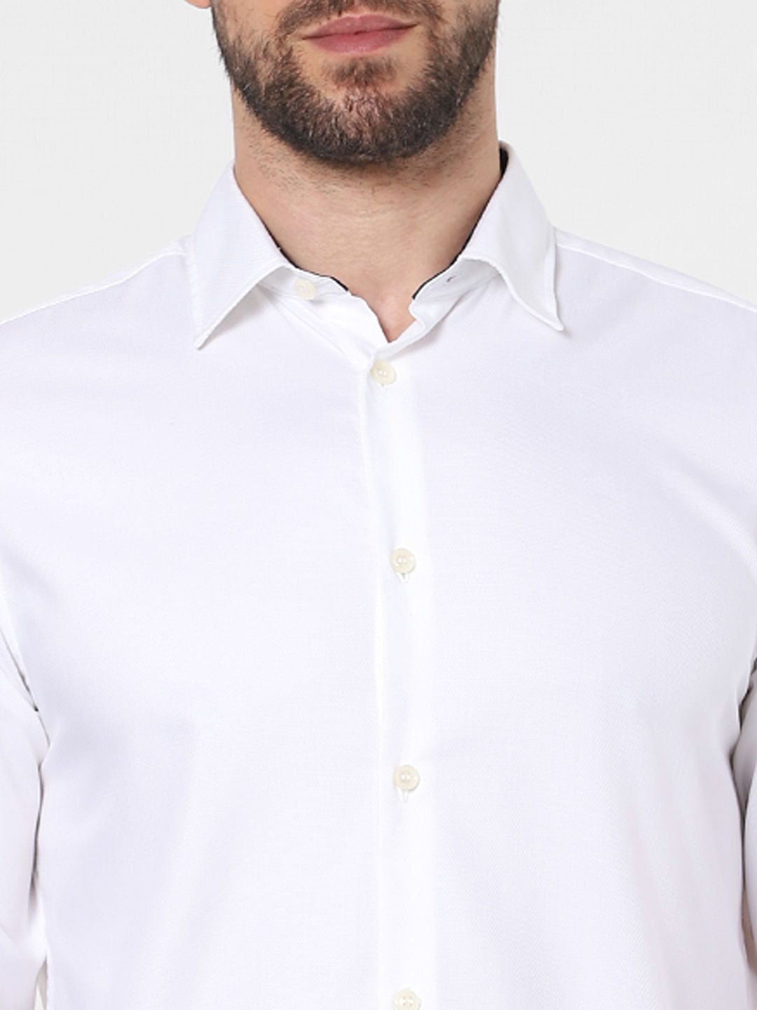 White Full Sleeves Shirt