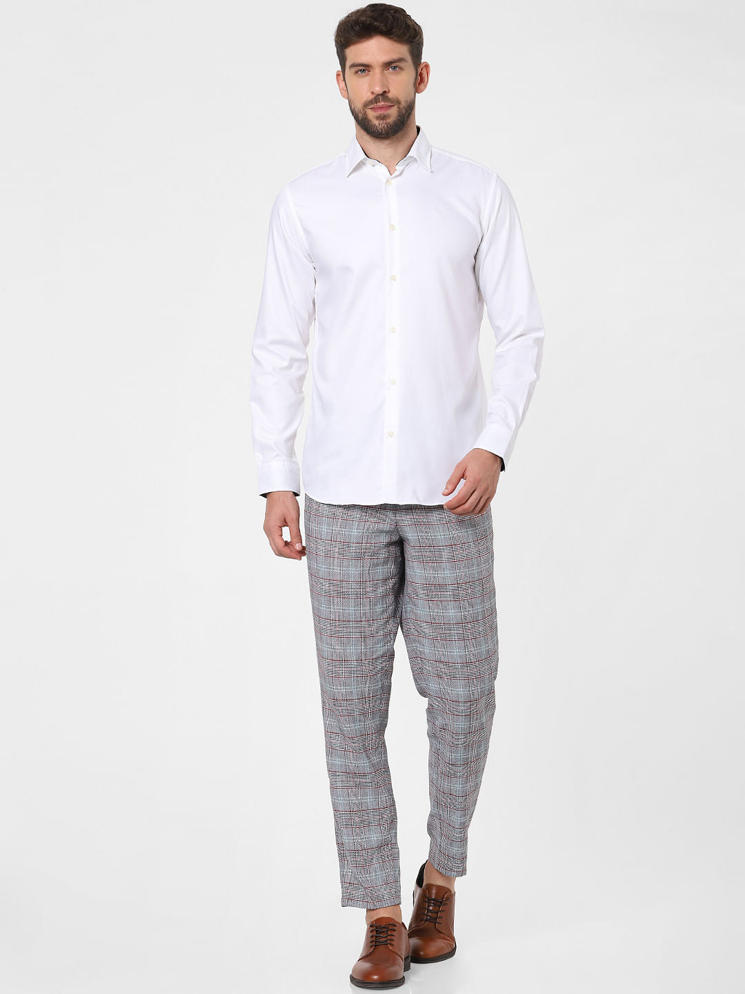 White Full Sleeves Shirt