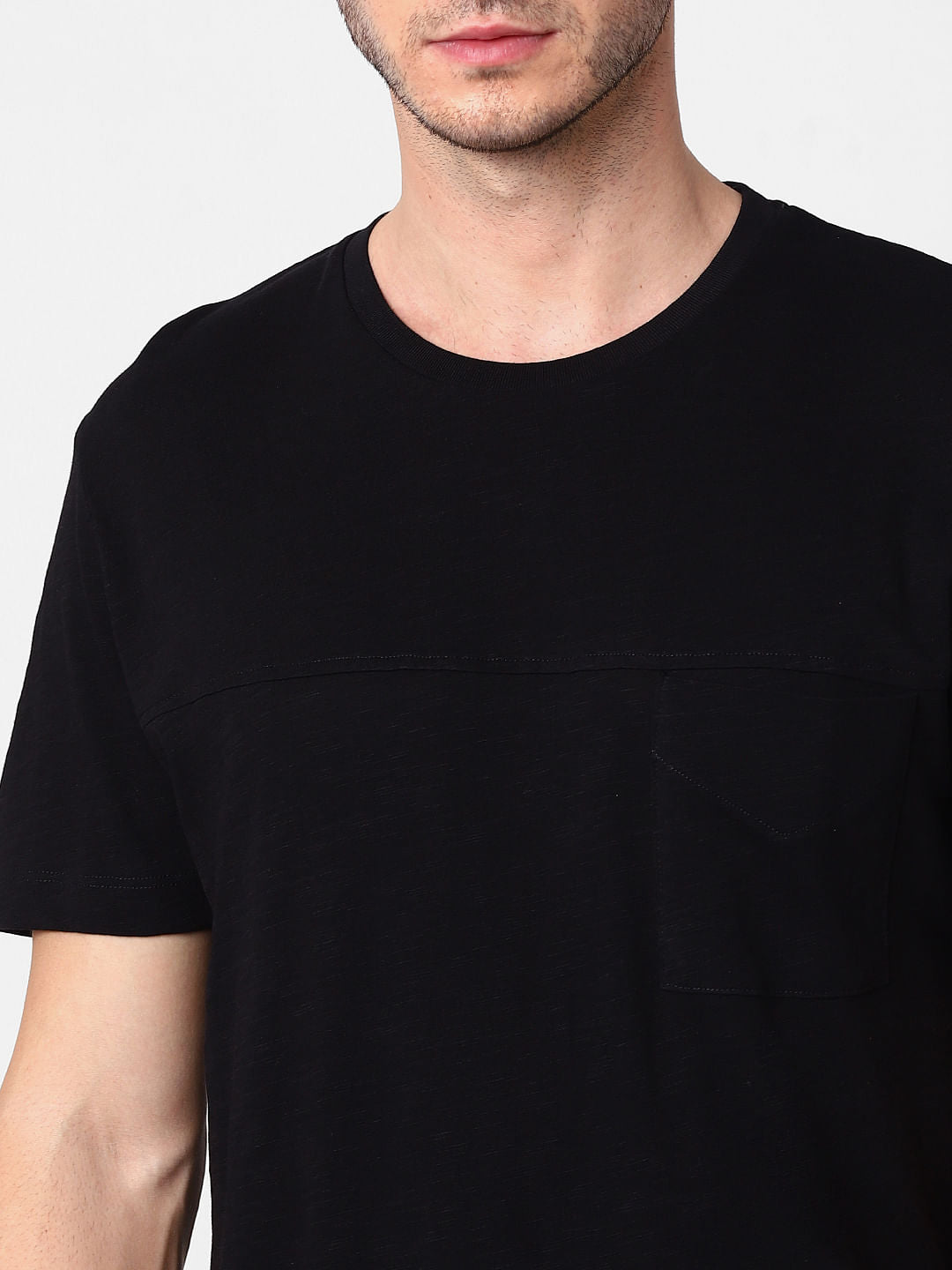Black Crew Neck T-Shirt