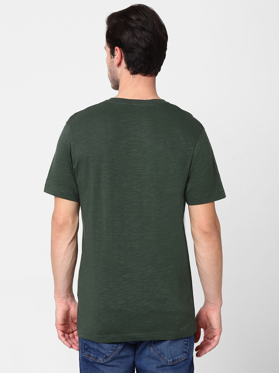 Green Crew Neck T-Shirt