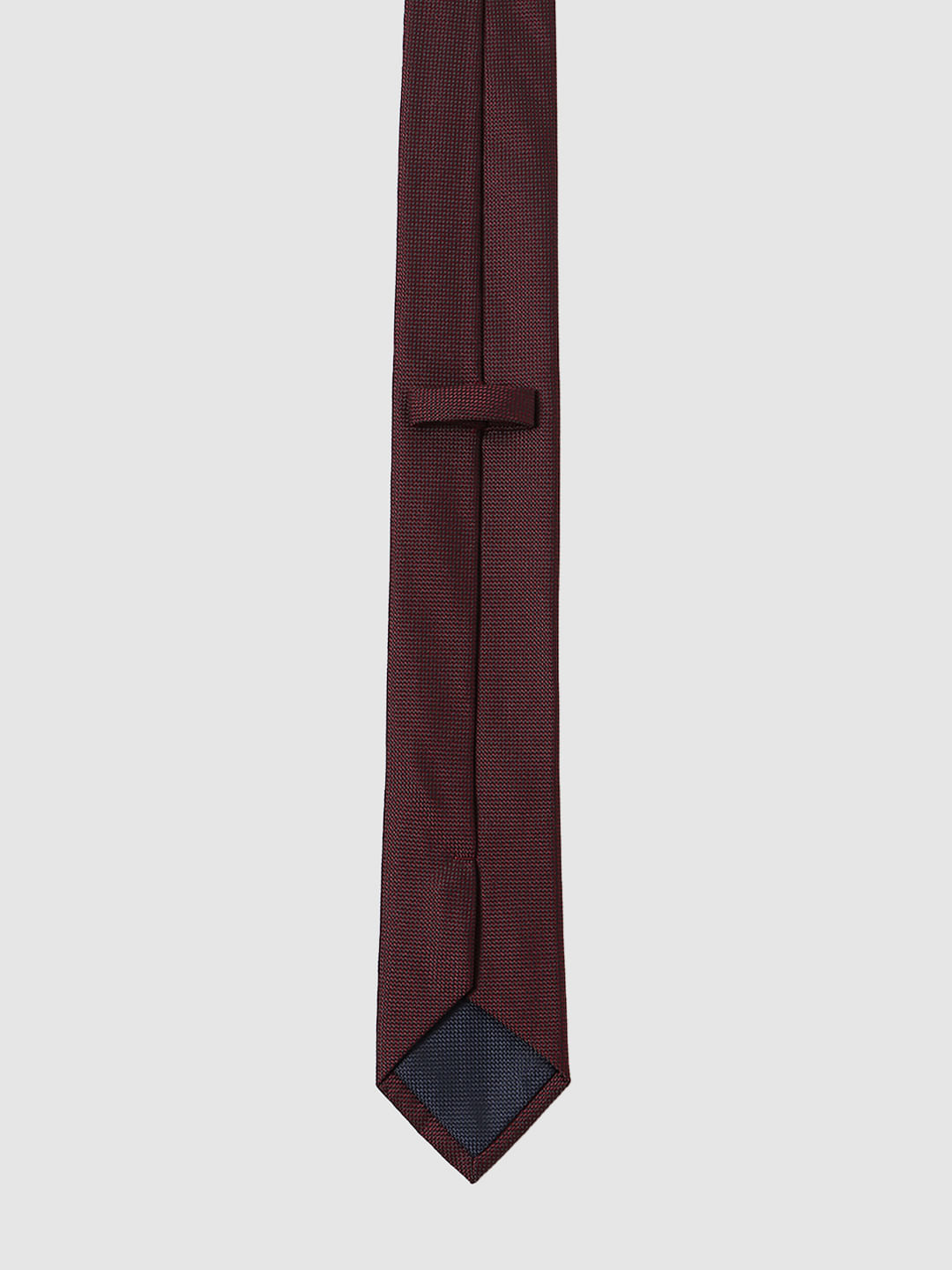 Maroon Textured Tie