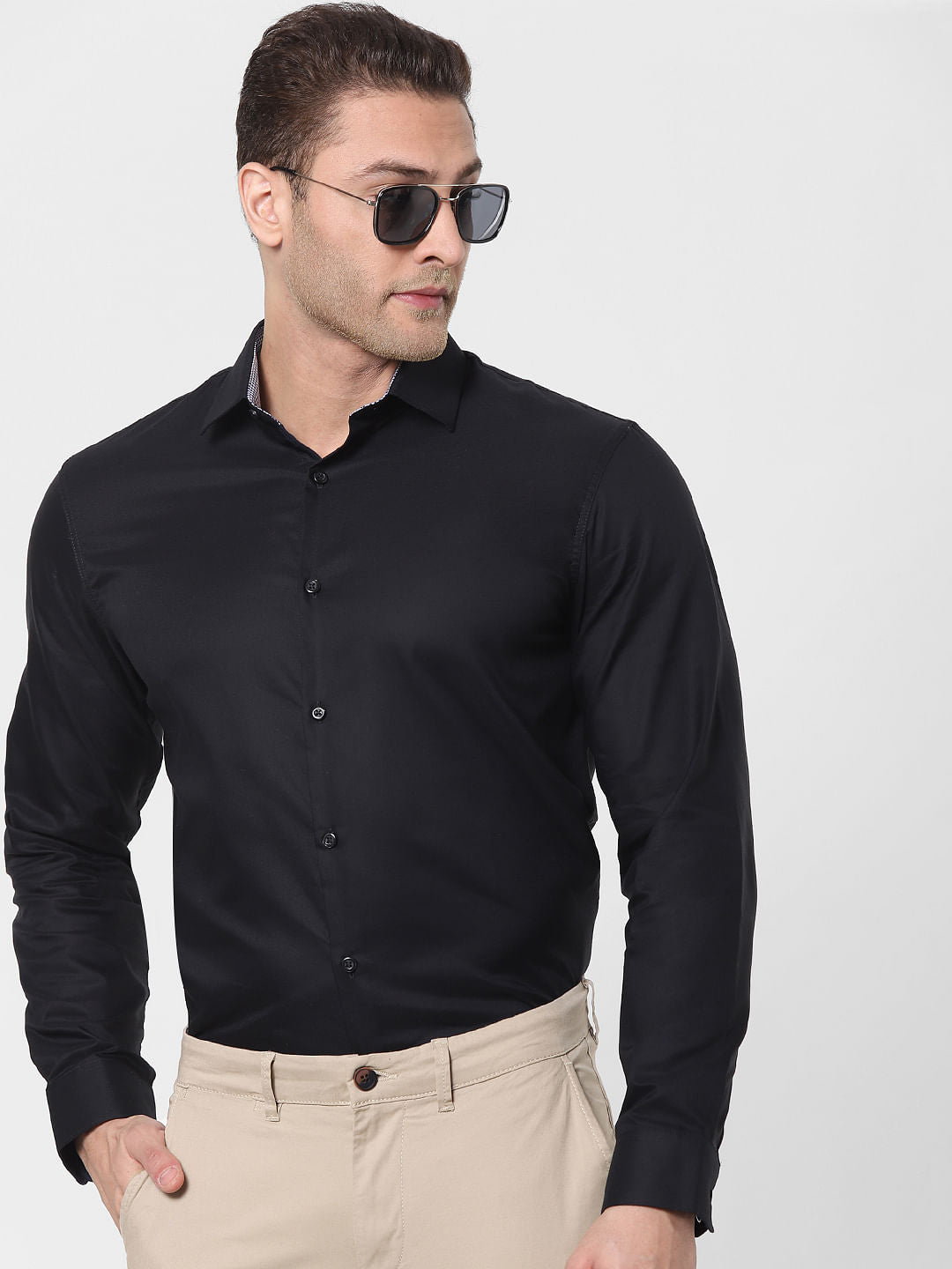 Black Full Sleeves Shirt
