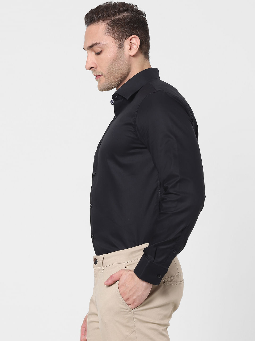 Black Full Sleeves Shirt