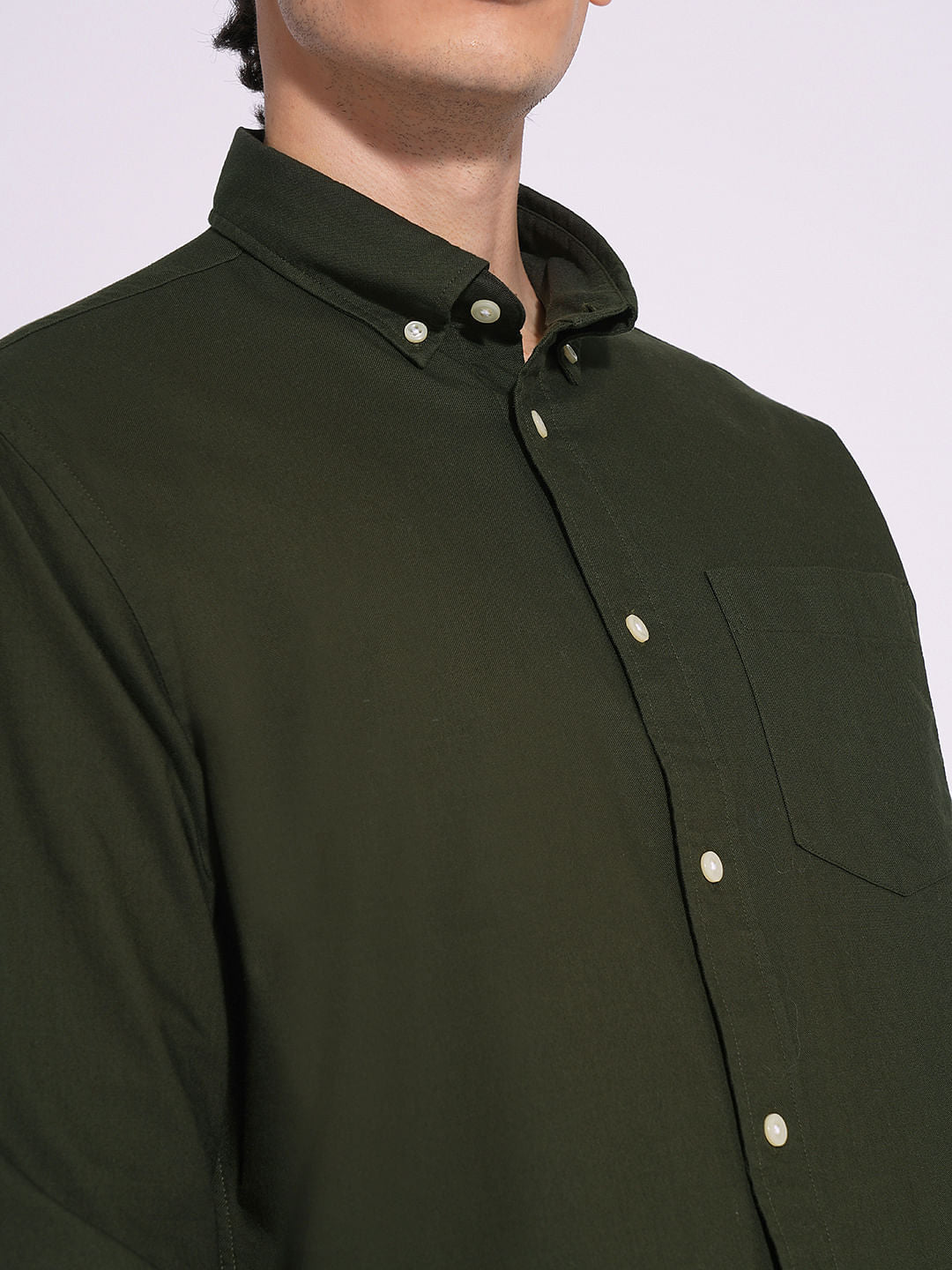 Dark Green Oxford Shirt