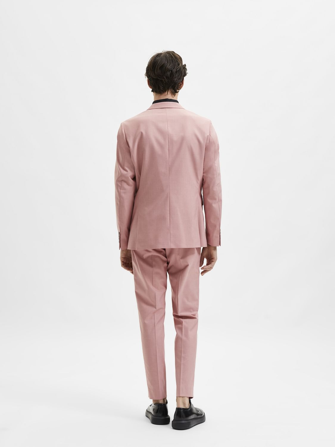 Light Pink Slim Fit Suit Blazer