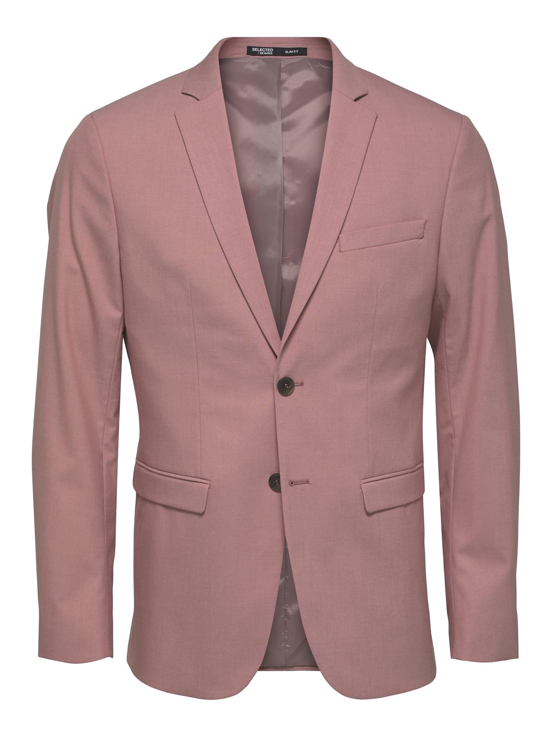 Light Pink Slim Fit Suit Blazer