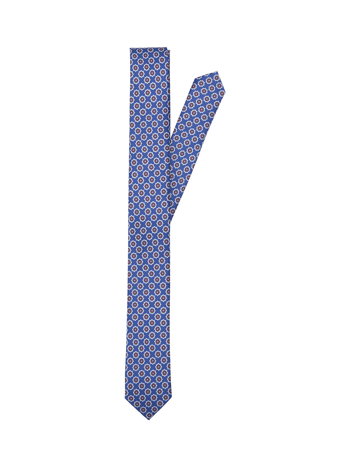 Blue Printed Tie