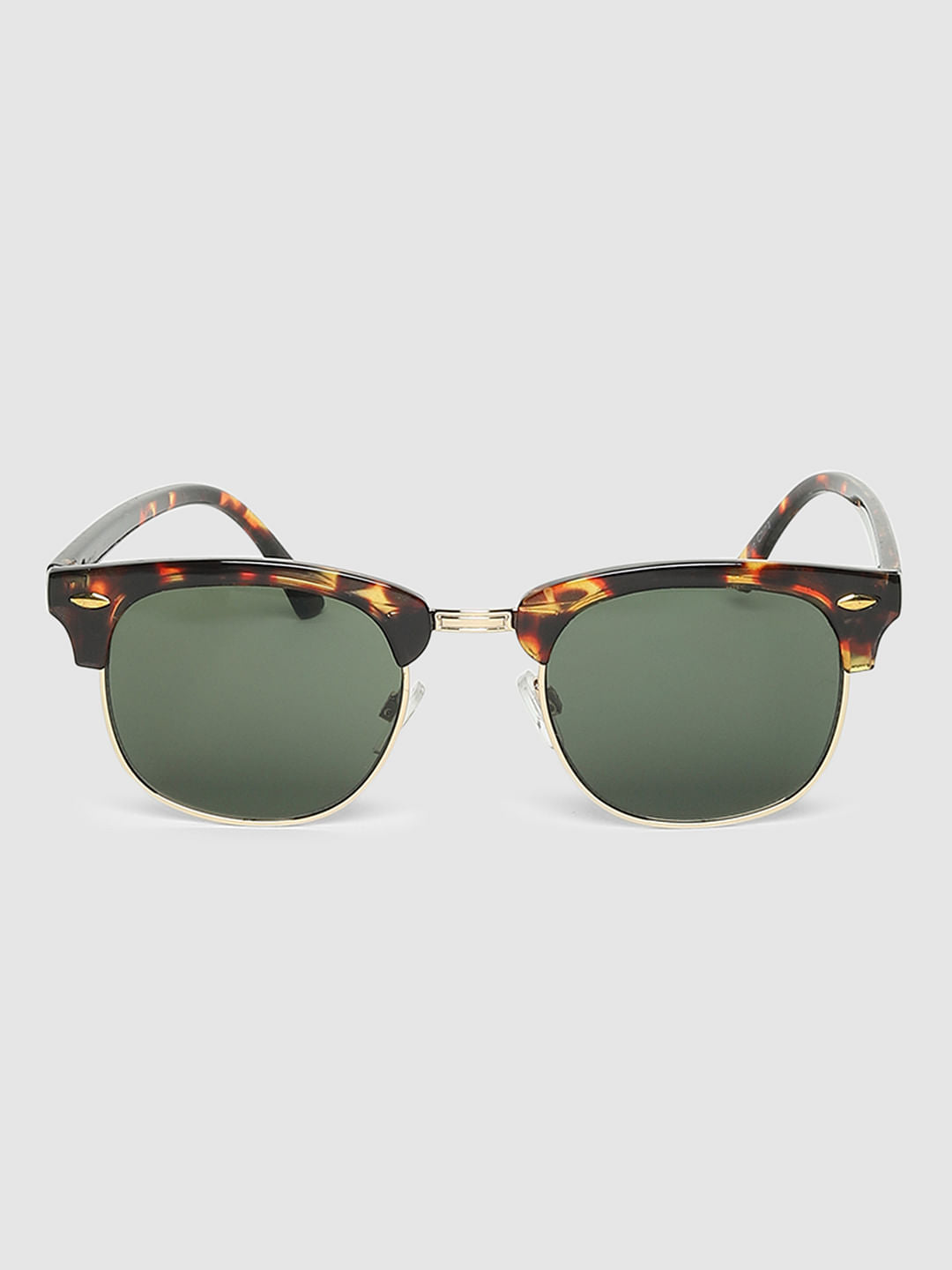 Brown Rimless Sunglasses