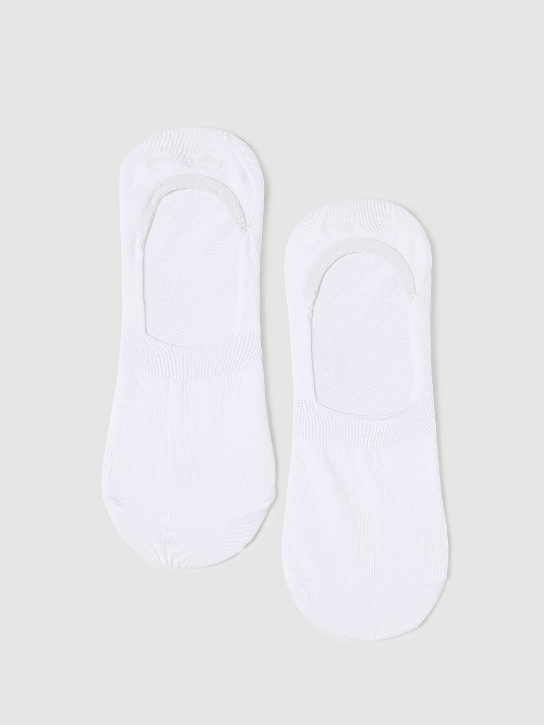 Pack of 3 No-Show Socks - White