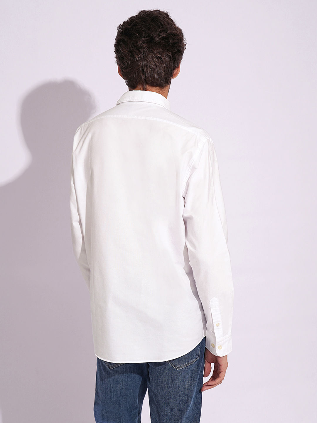 White Organic Cotton Oxford Shirt