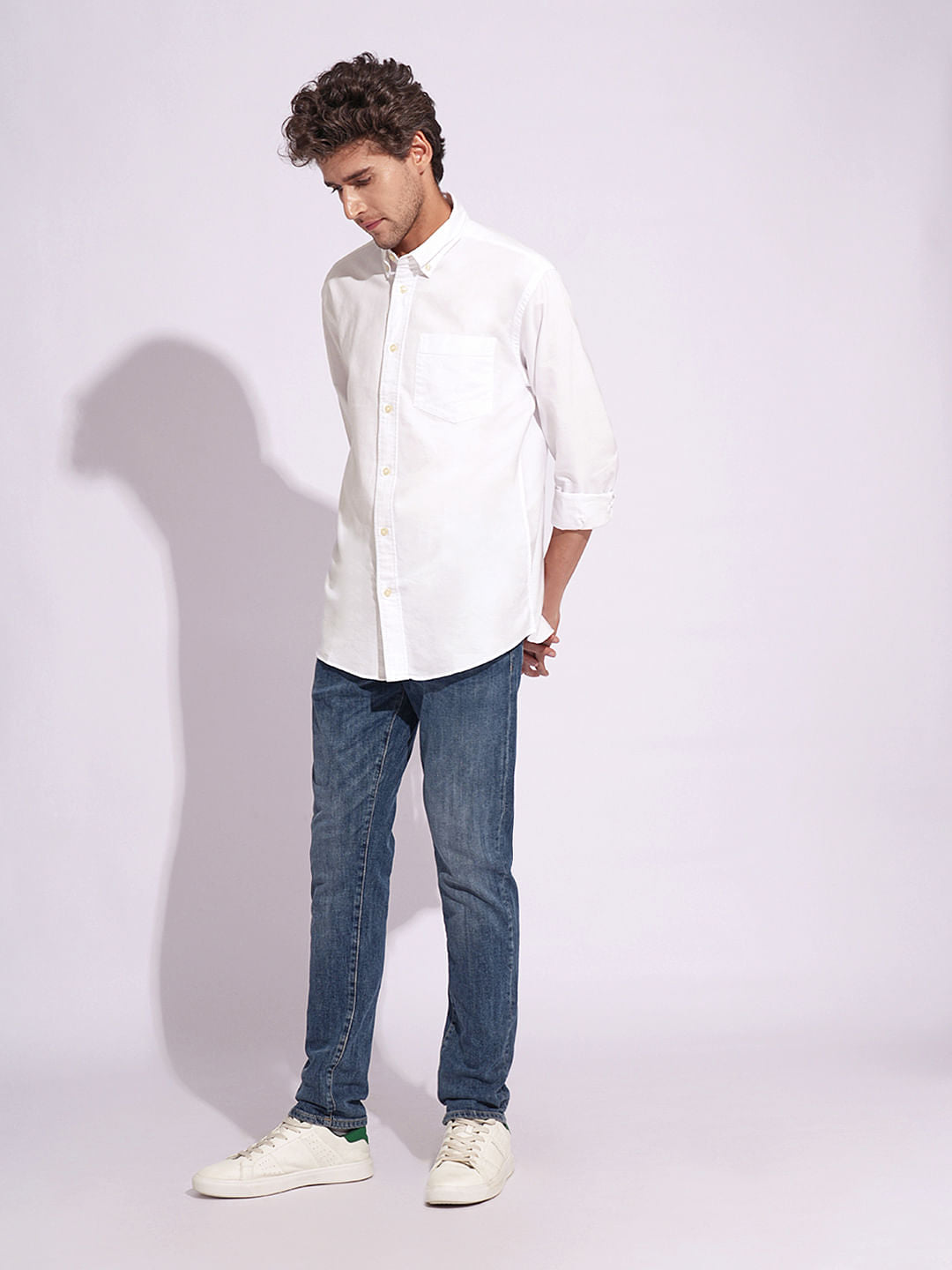 White Organic Cotton Oxford Shirt