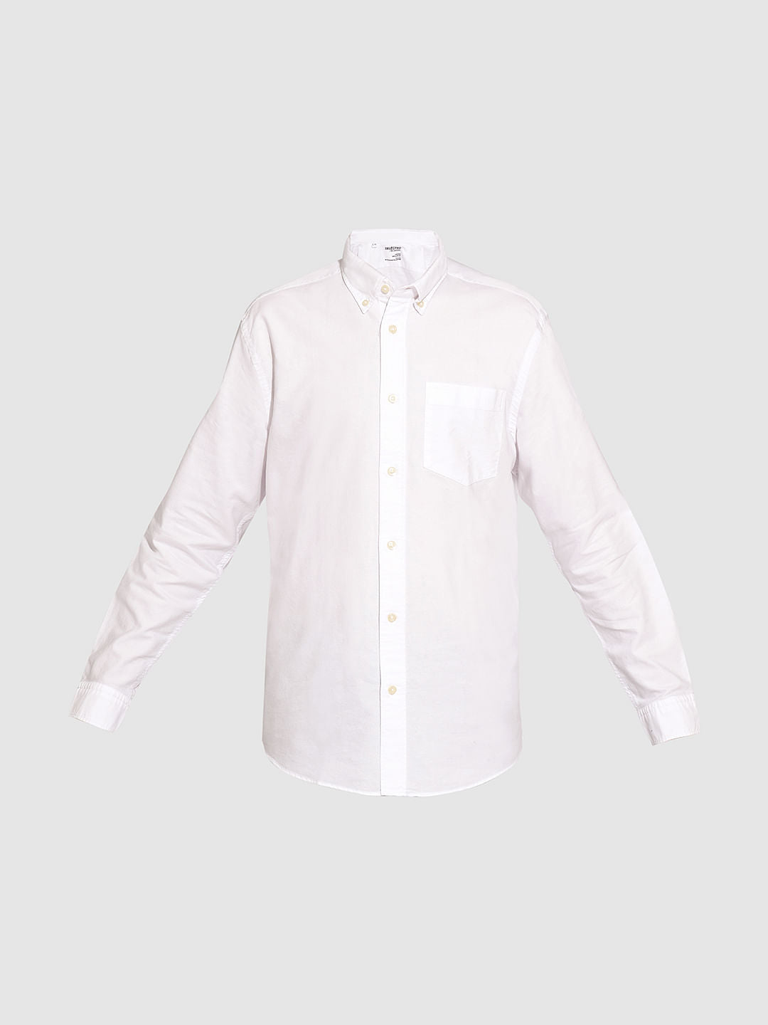 White Organic Cotton Oxford Shirt