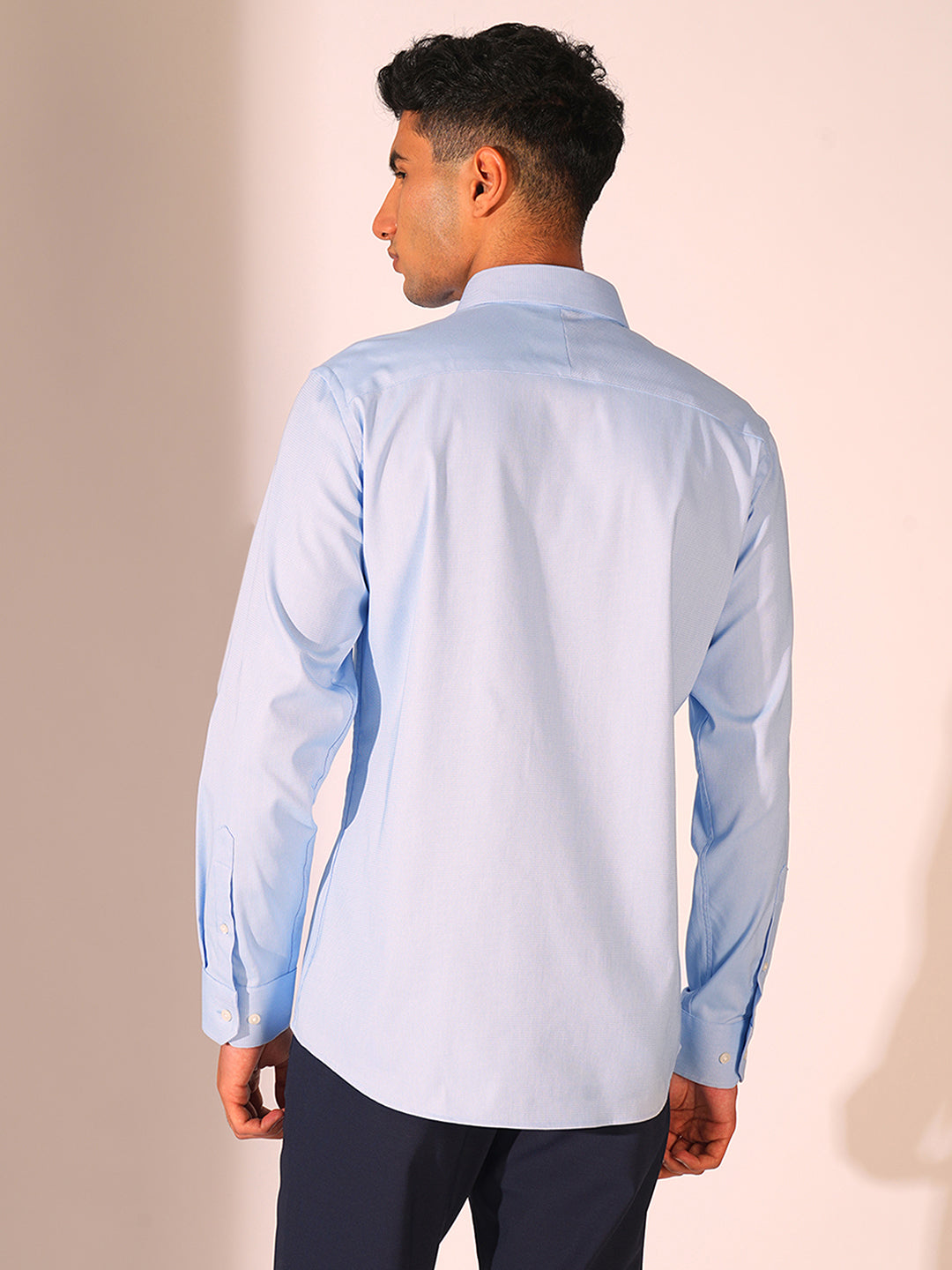 Light Blue Organic Cotton Formal Shirt