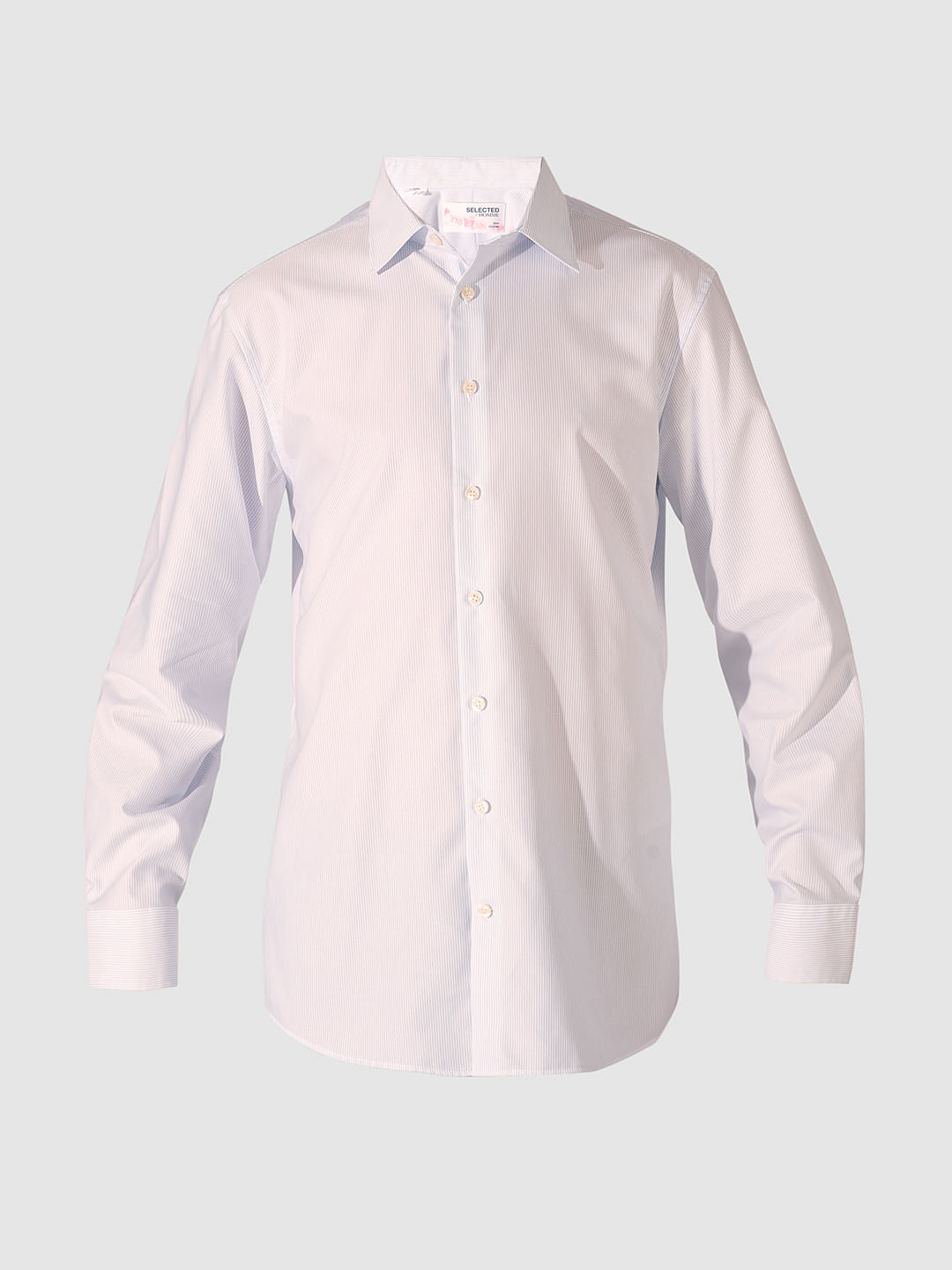 Light Blue Striped Formal Shirt