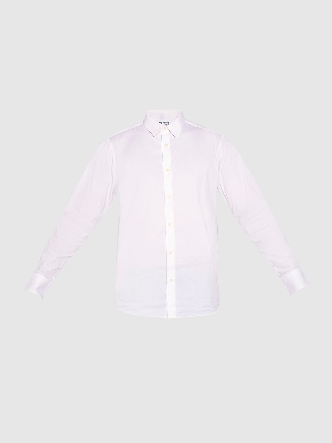White Formal Cotton Shirt