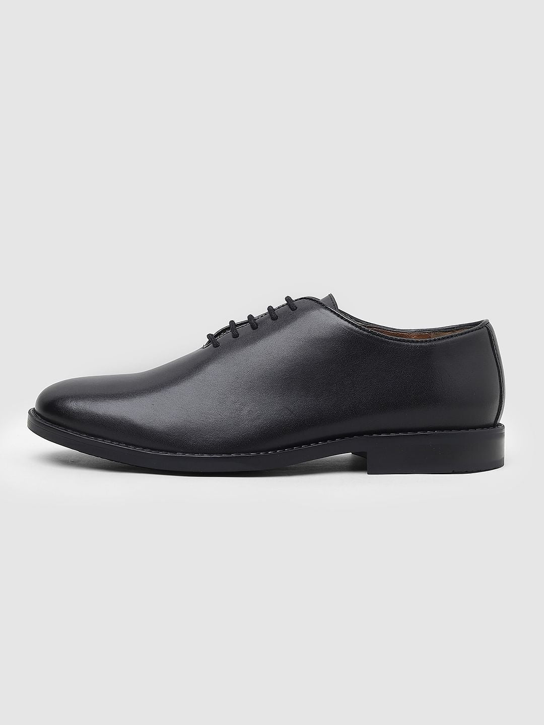 Black Leather Formal Shoes