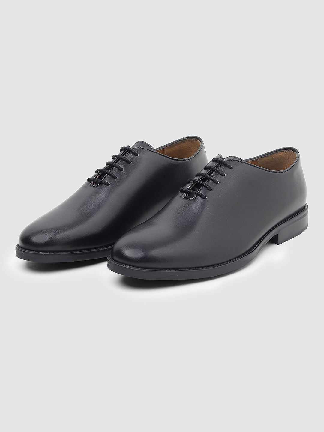 Black Leather Formal Shoes
