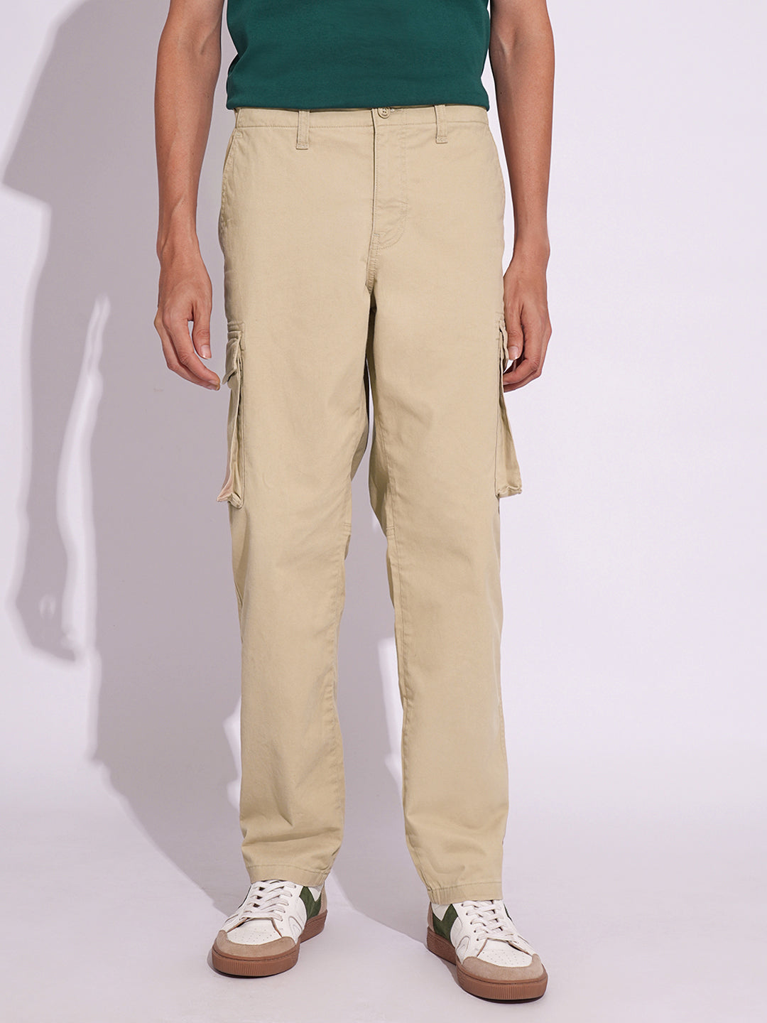Cotton Regular Fit Cargo Pants