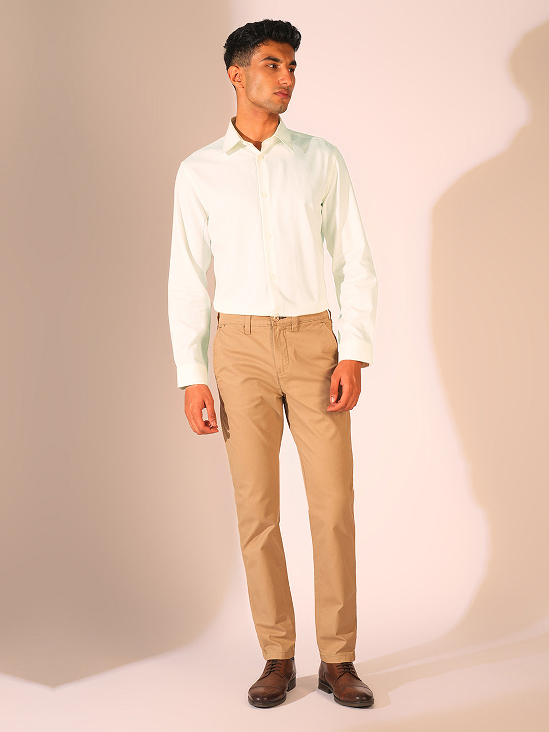 White Regular Fit Shirt