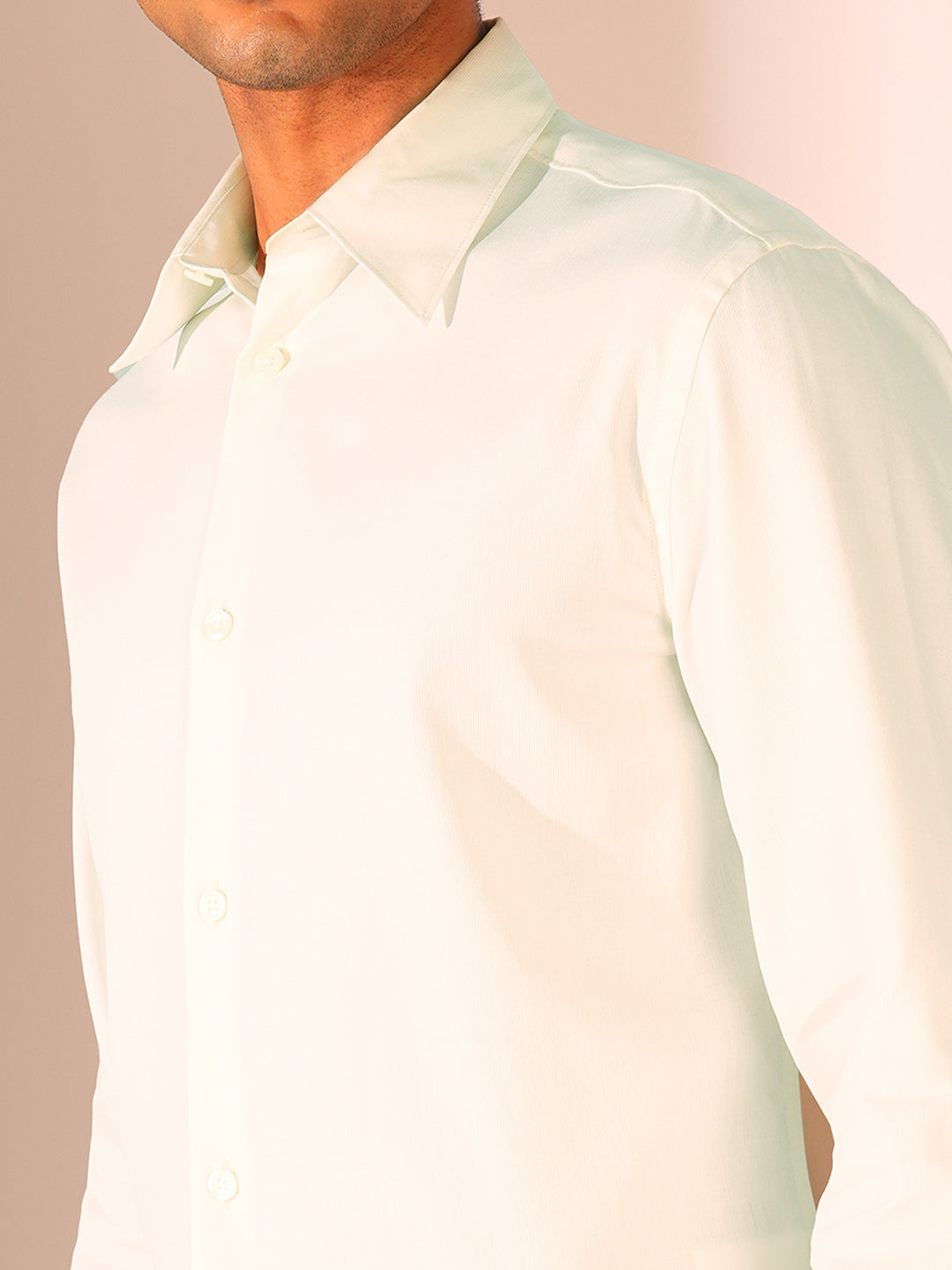 White Regular Fit Shirt
