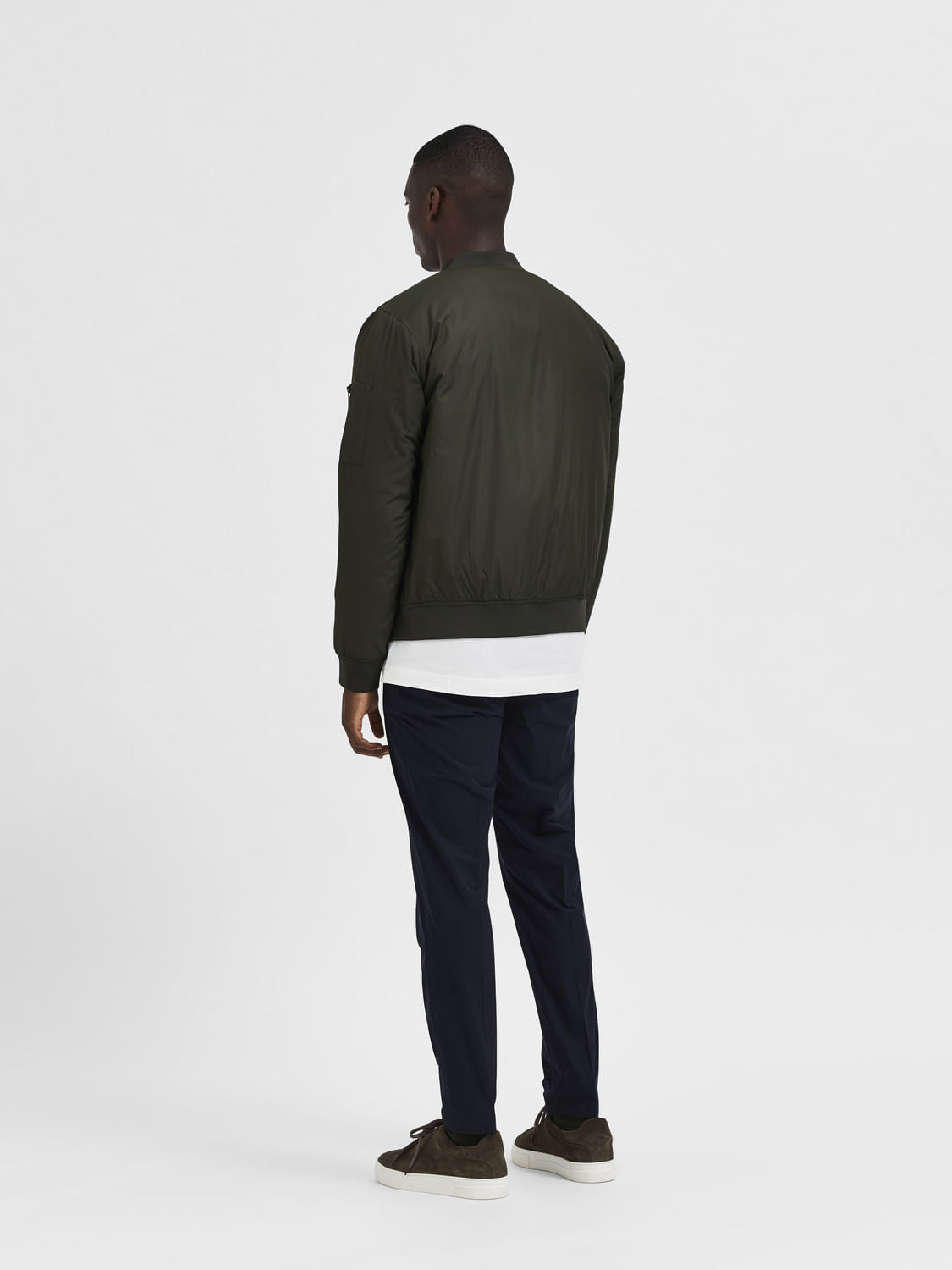 Dark Green Bomber Jacket
