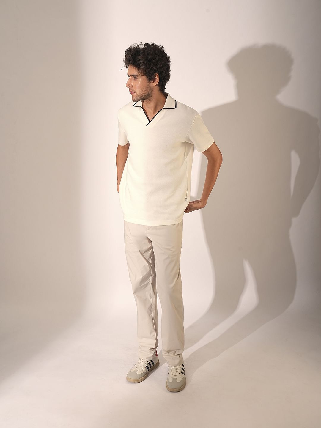 Off-White Organic Cotton Polo