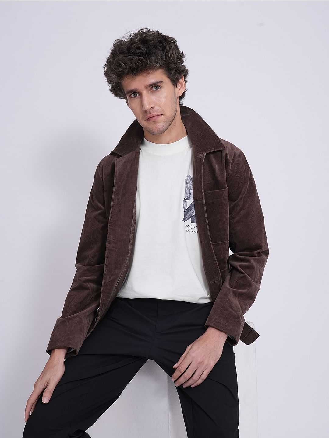 White Printed Organic Cotton T-Shirt