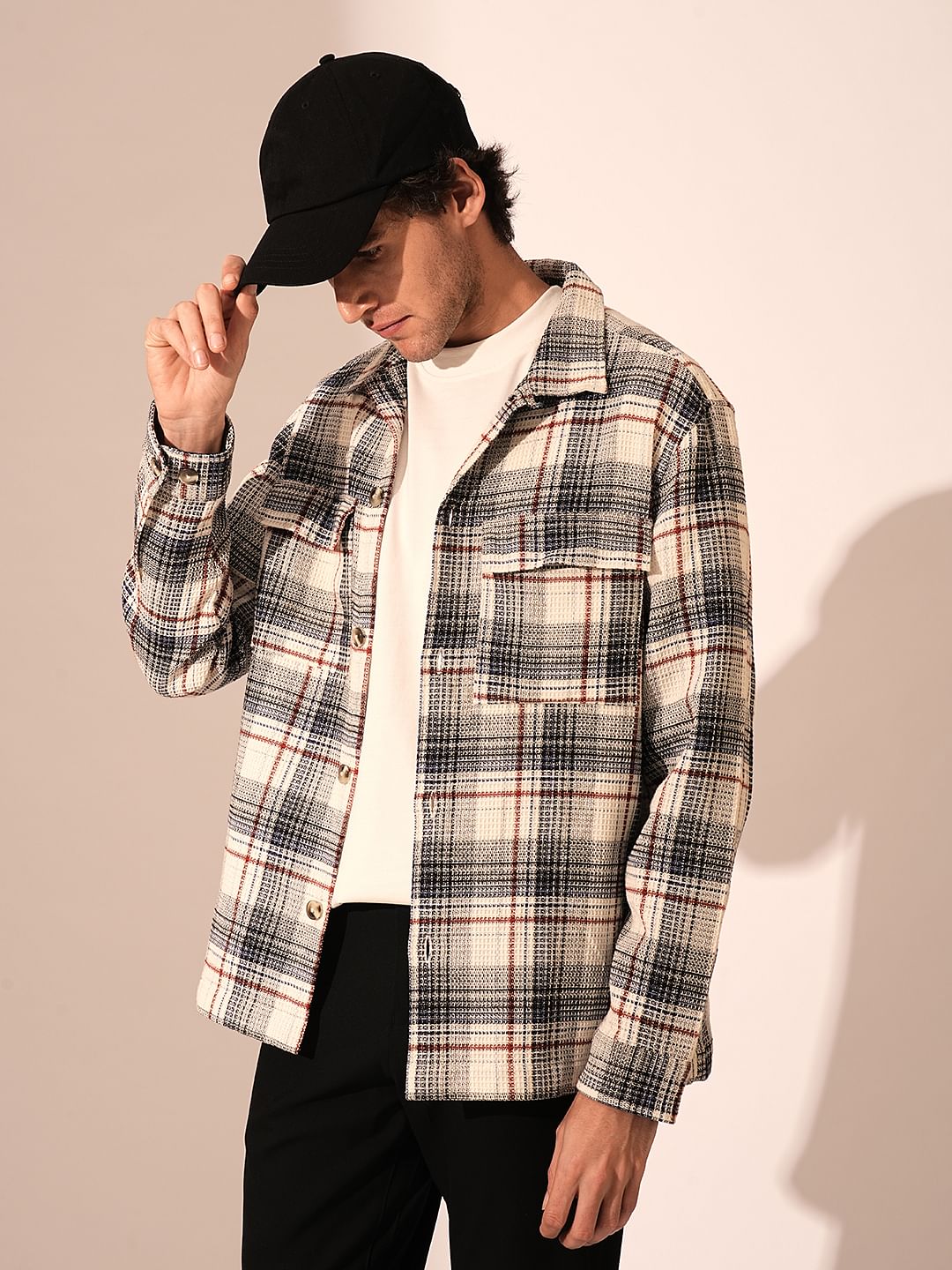 Beige Printed Organic Cotton T-Shirt