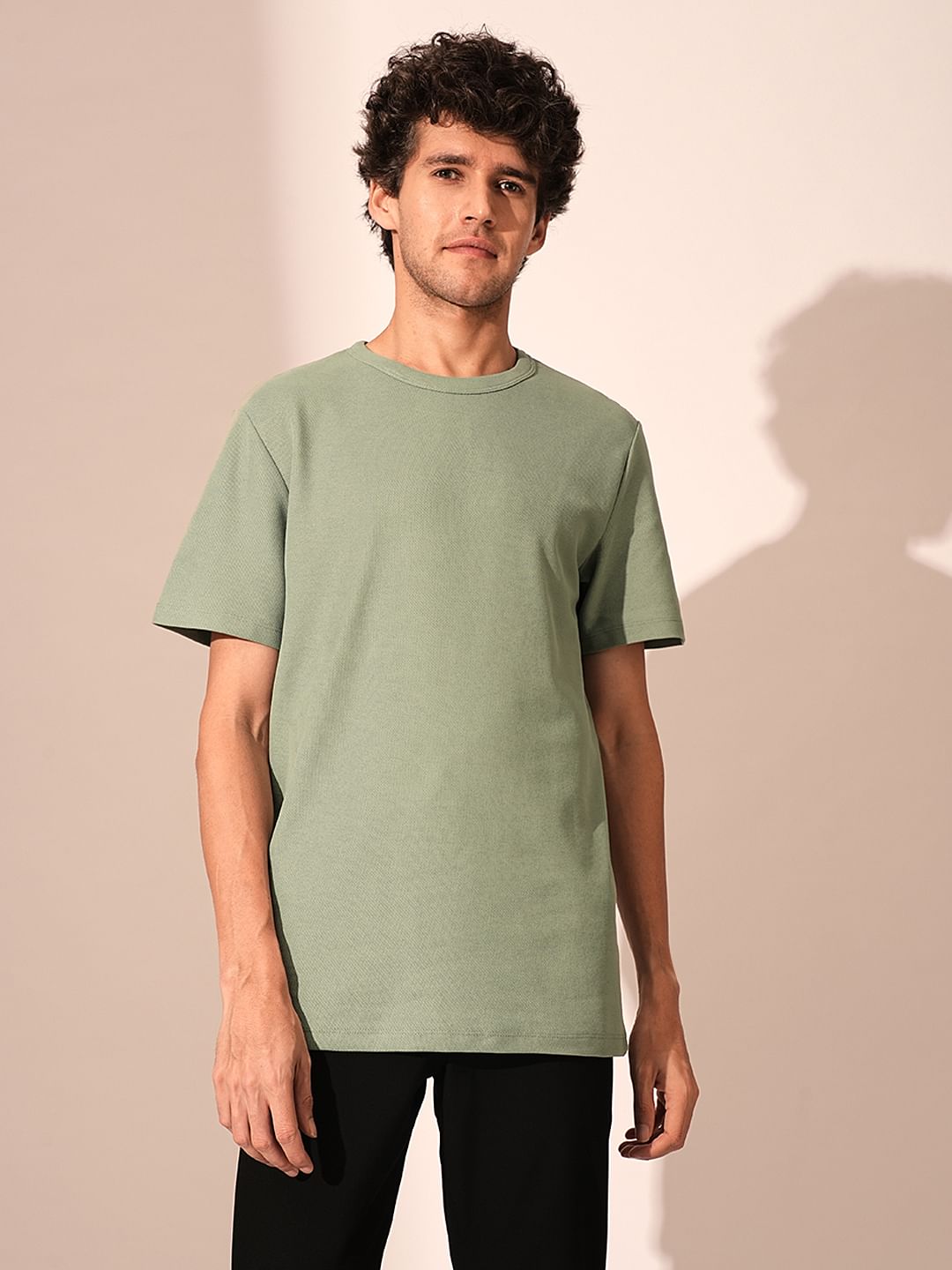 Green Pique Organic Cotton T-Shirt