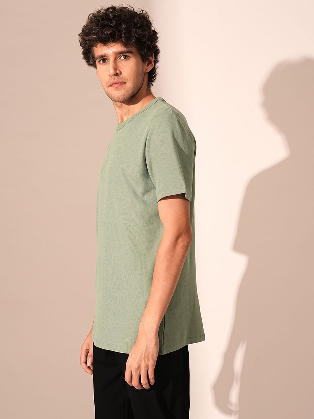 Green Pique Organic Cotton T-Shirt