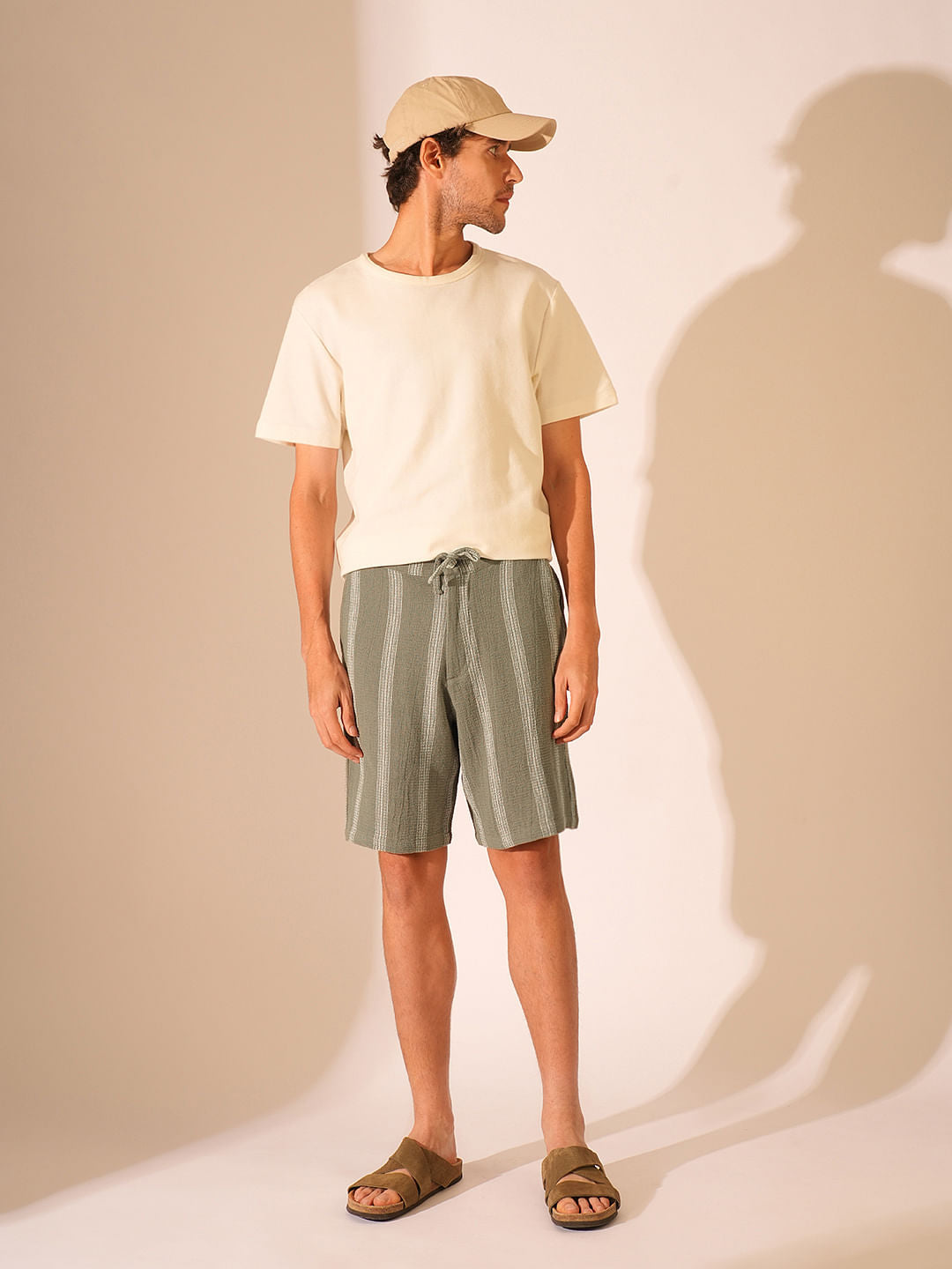 Green Organic Cotton Shorts