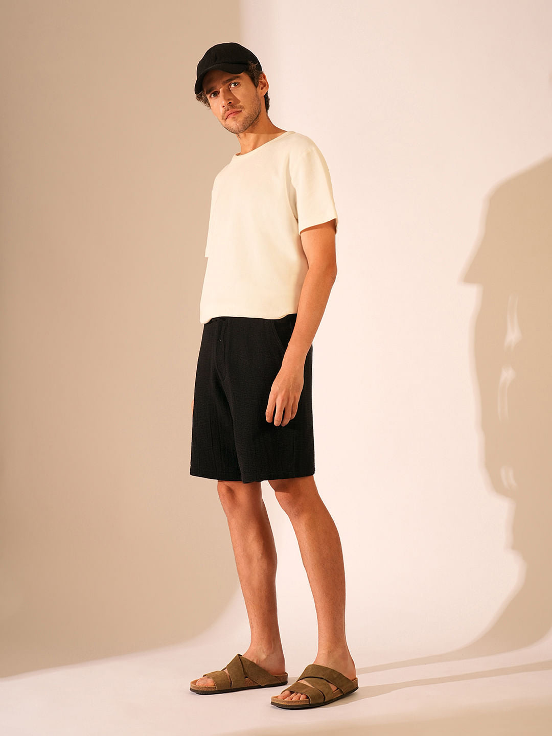Black Organic Cotton Shorts