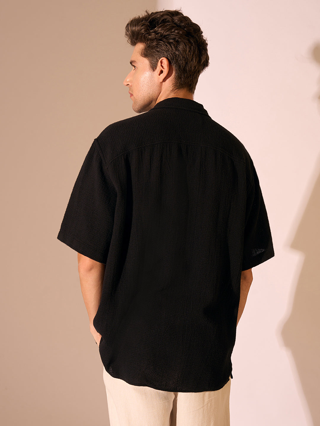 Organic Cotton Cuban Collar Shirt