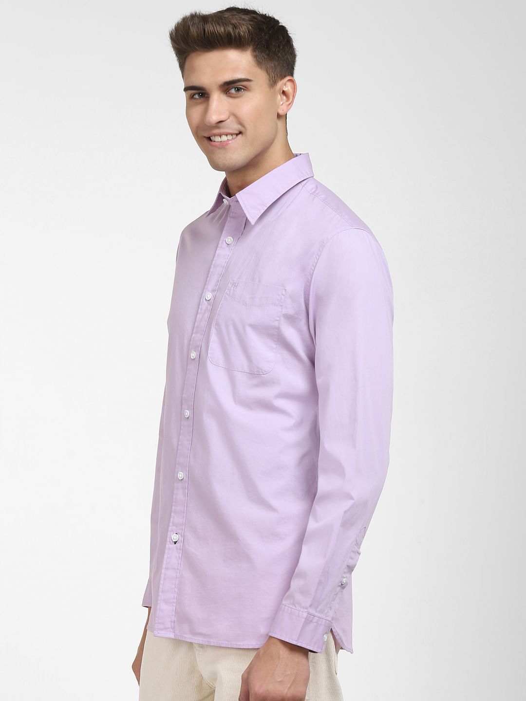 Lilac Formal Full Sleeves Shirt