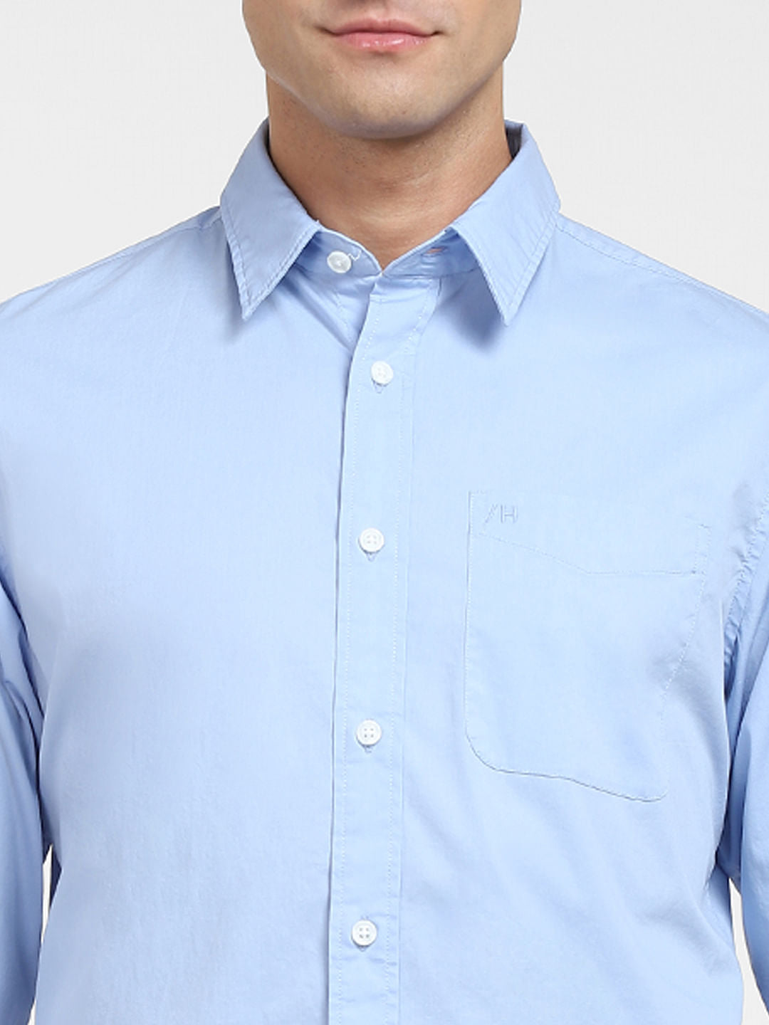 Light Blue Formal Full Sleeves Shirt