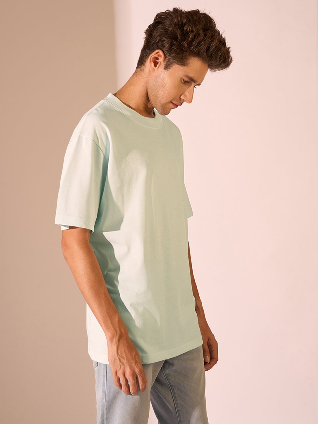 Blue Organic Cotton T-shirt