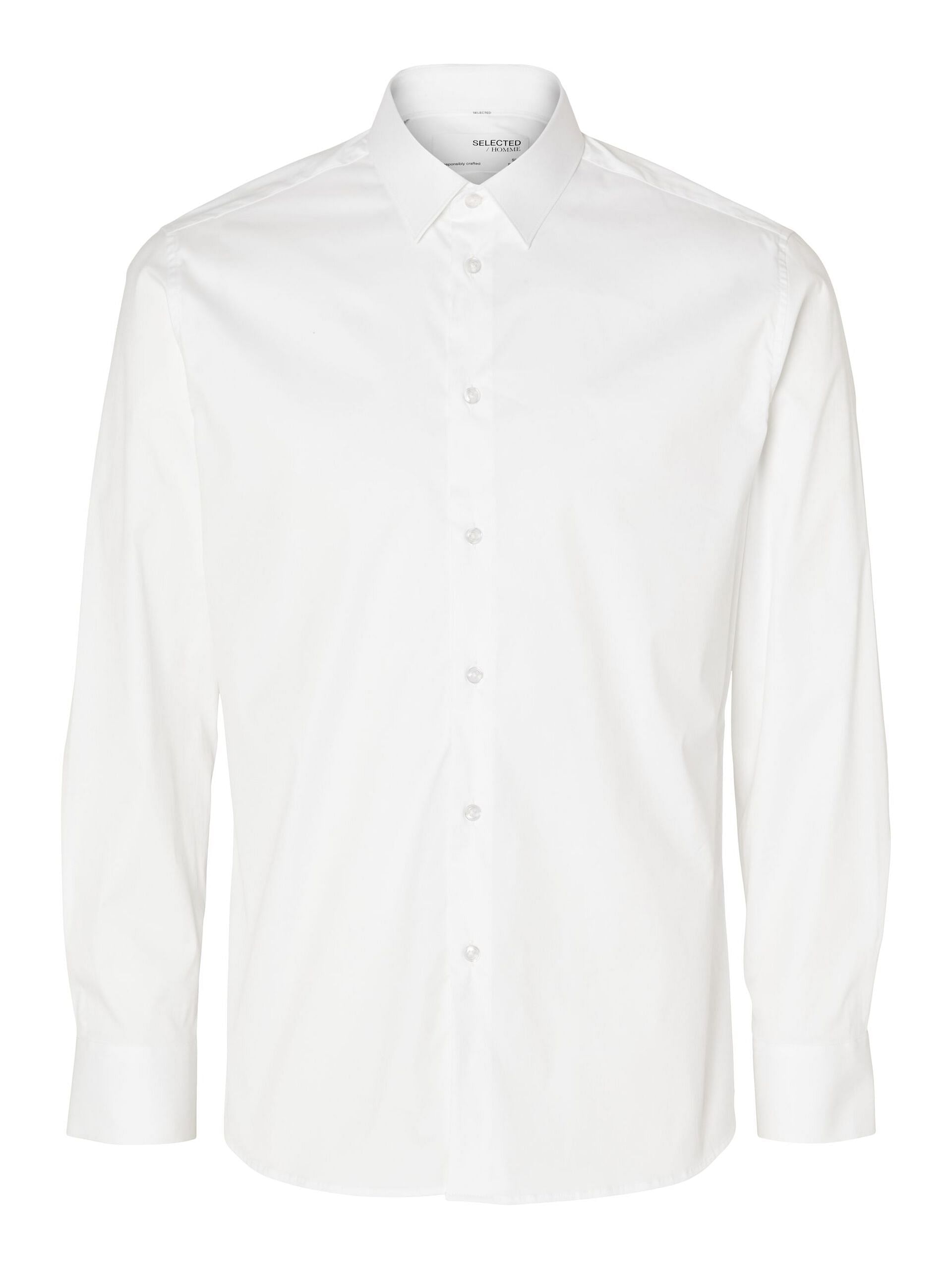White Full Sleeves Shirt