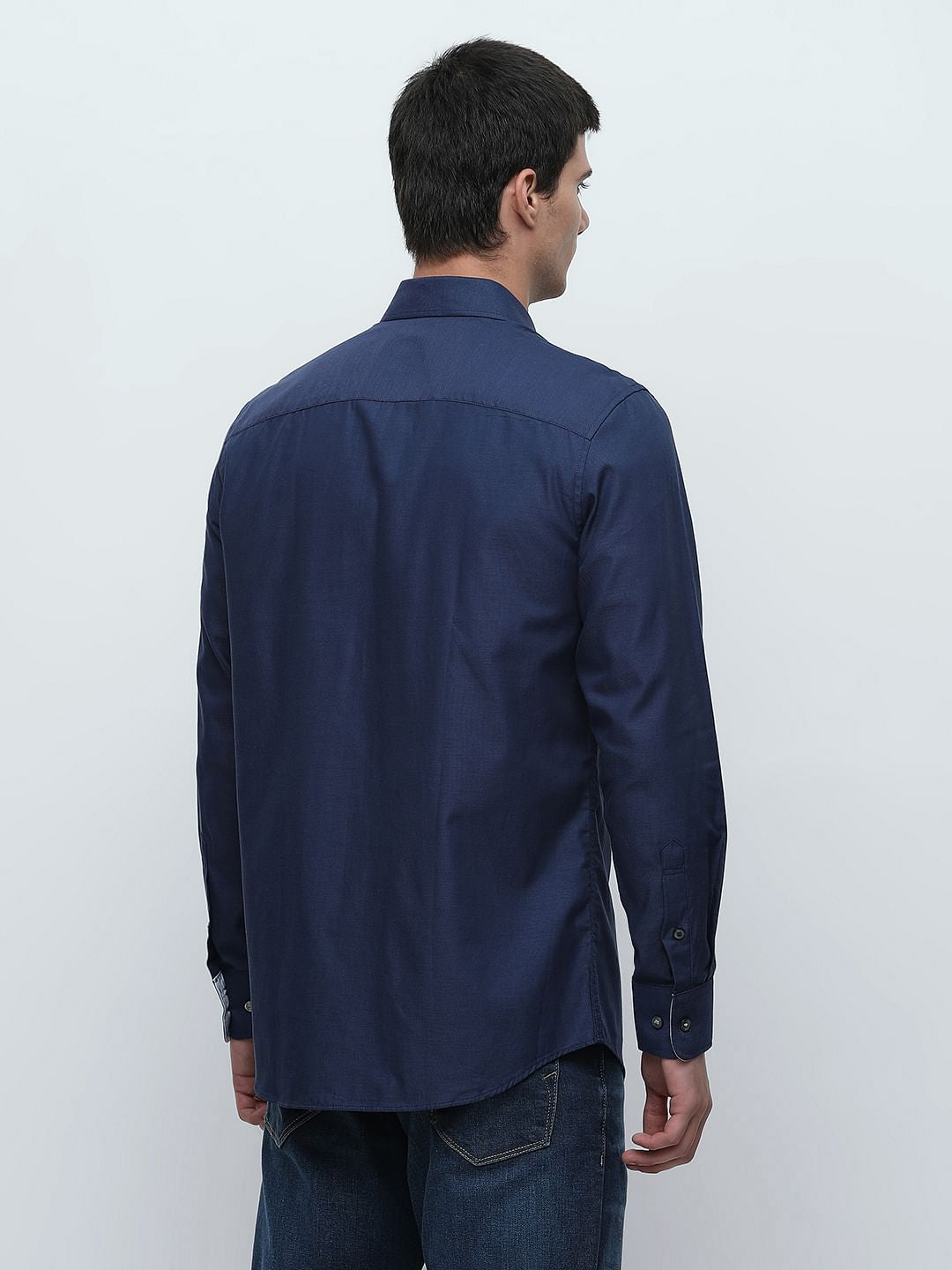 Dark Blue Organic Cotton Shirt