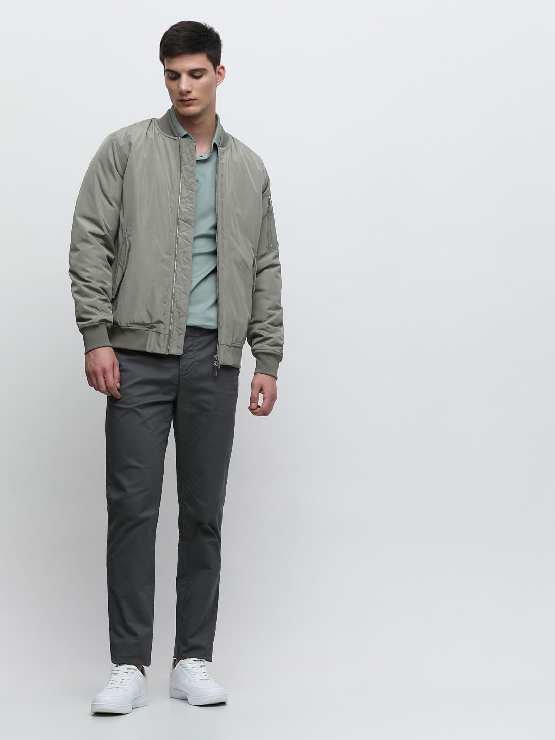 Green Polo Neck T-shirt