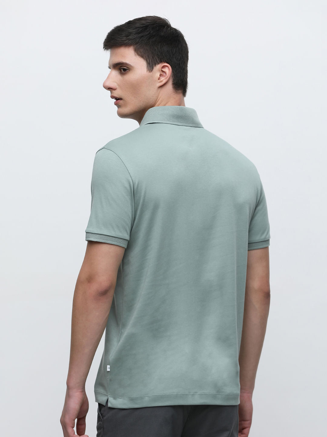 Green Polo Neck T-shirt