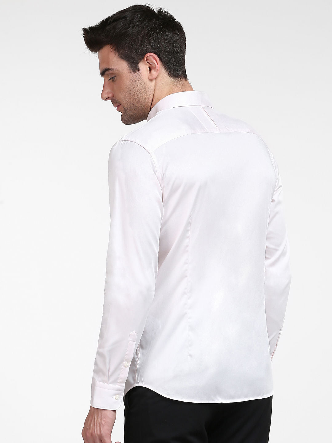 Light Pink Full Sleeves Shirt