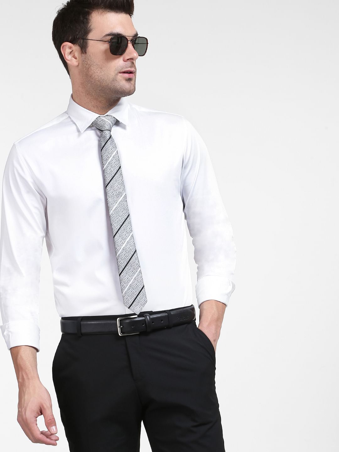 White Full Sleeves Shirt