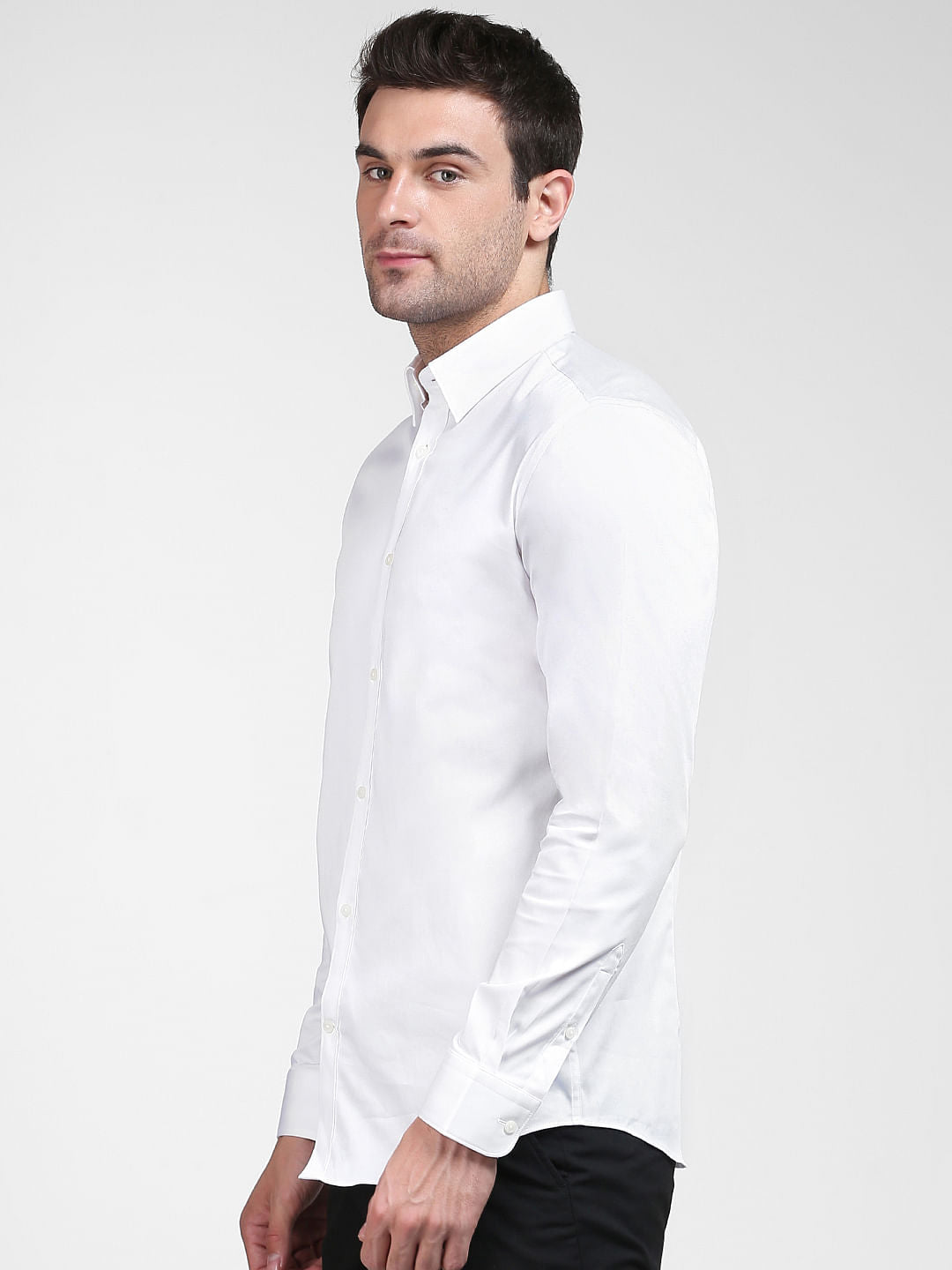 White Full Sleeves Shirt