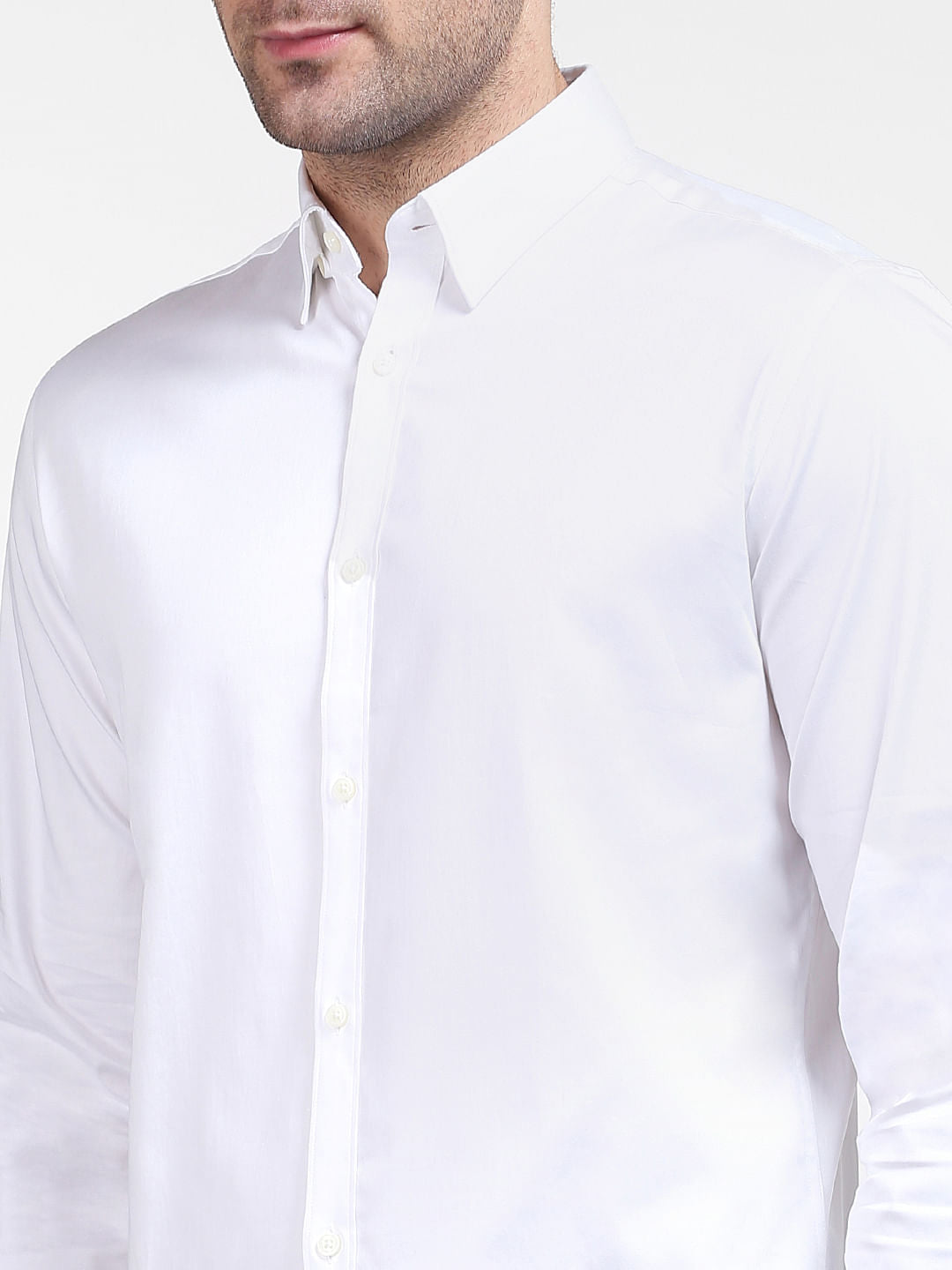 White Full Sleeves Shirt