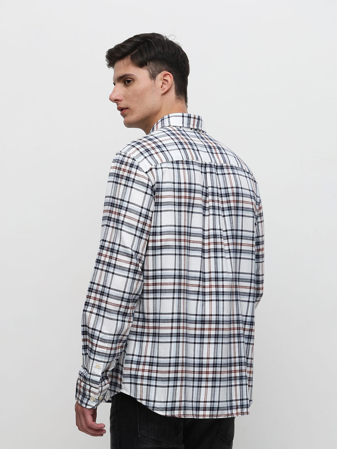 White Flannel Full Sleeve Shirt