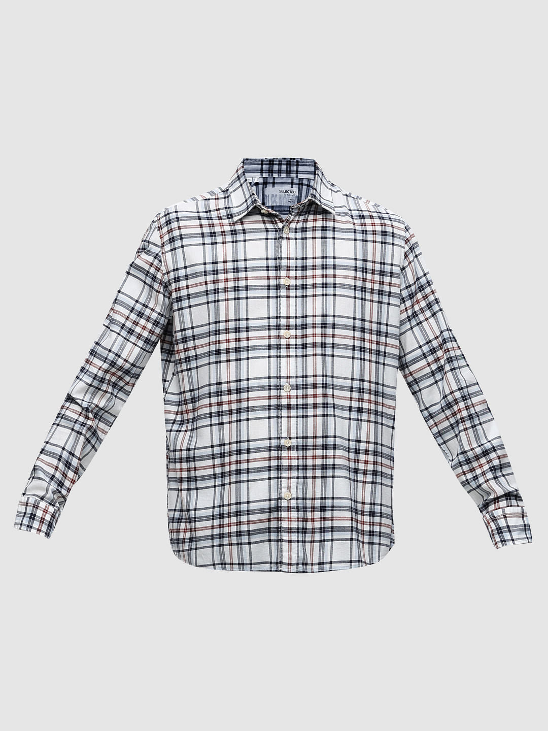 White Flannel Full Sleeve Shirt