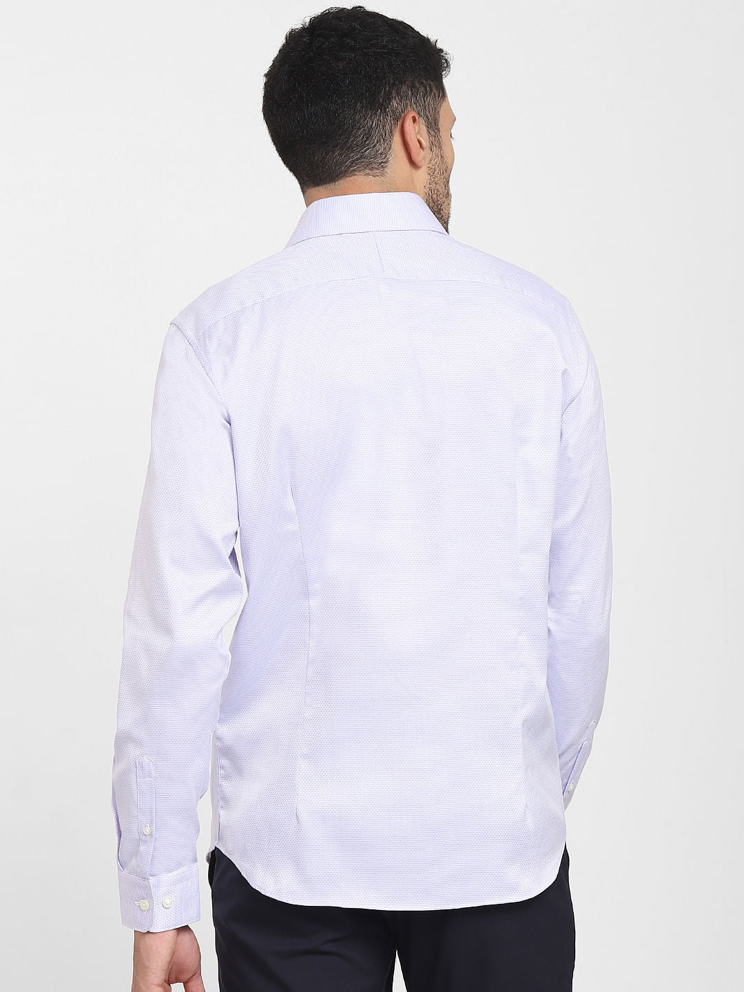 Purple Formal Full Sleeves Shirt